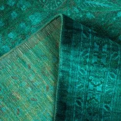 Green Overdyed Wool Rug - 10'2" X 13'6" 15 Green Overdyed Wool Rug - 10'2" X 13'6" -Home Comprehensive Shop 3029358 5