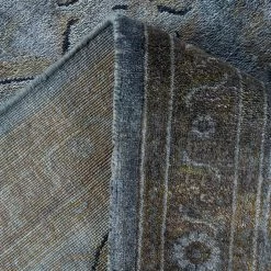Grey Overdyed Wool Rug - 8'1" X 10'1" 16 Grey Overdyed Wool Rug - 8'1" X 10'1" -Home Comprehensive Shop 3029363 7
