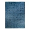 Blue Overdyed Wool Rug - 9'1" X 12'3" 2 Blue Overdyed Wool Rug - 9'1" X 12'3" -Home Comprehensive Shop 3029382 7