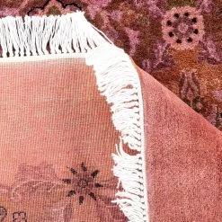 Pink Overdyed Wool Octagan Rug - 7'1" X 7'1" 16 Pink Overdyed Wool Octagan Rug - 7'1" X 7'1" -Home Comprehensive Shop 3029393 6