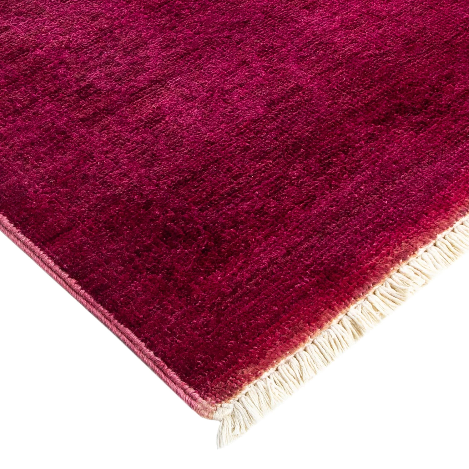 Purple Overdyed Wool Rug - 10' X 13'8" 5 Purple Overdyed Wool Rug - 10' X 13'8" - Image 3