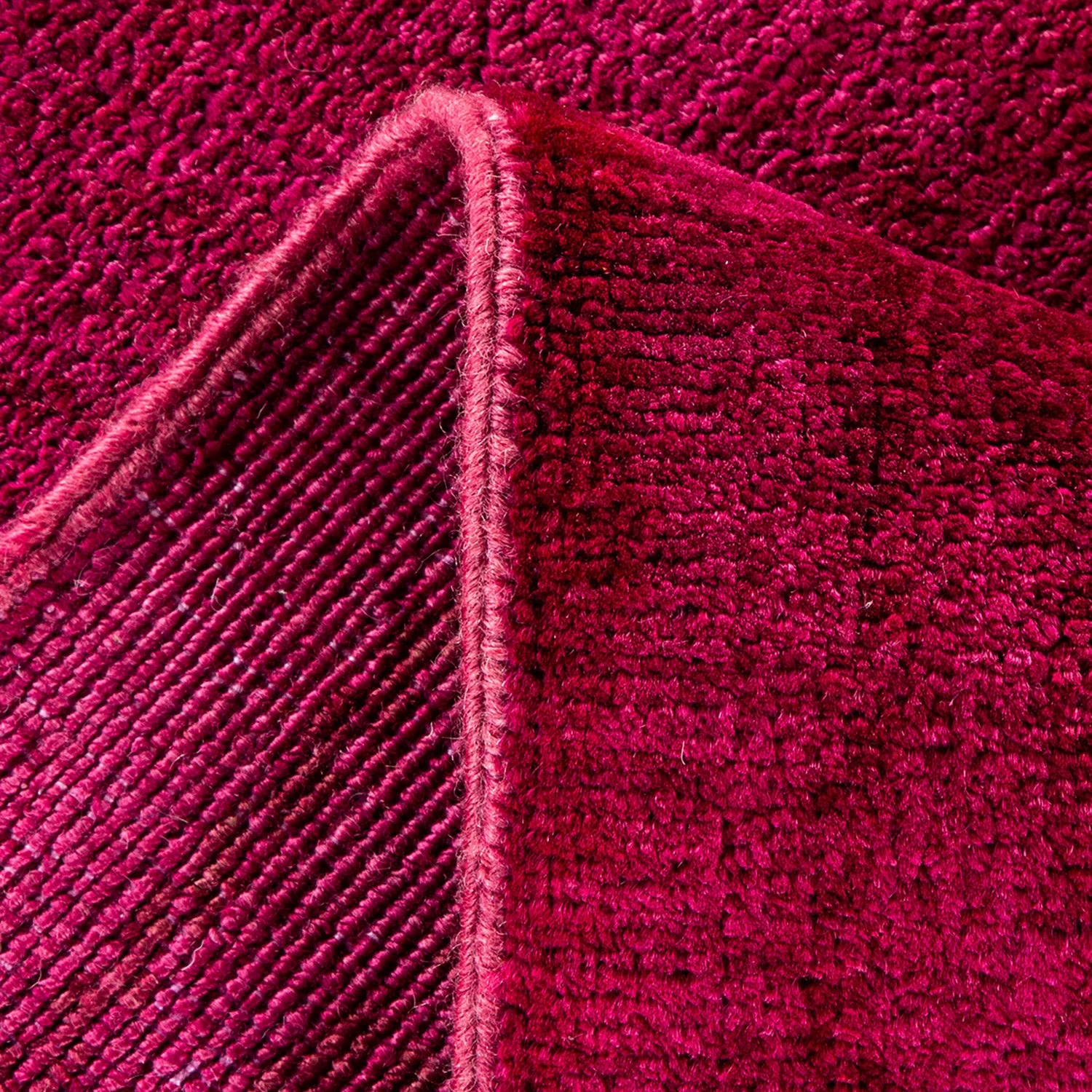 Purple Overdyed Wool Rug - 10' X 13'8" 7 Purple Overdyed Wool Rug - 10' X 13'8" - Image 5