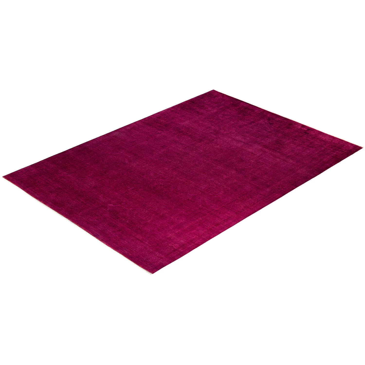 Purple Overdyed Wool Rug - 10' X 13'8" 10 Purple Overdyed Wool Rug - 10' X 13'8" - Image 8