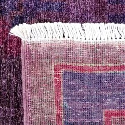 Purple Overdyed Wool Rug - 9'2" X 11'7" 16 Purple Overdyed Wool Rug - 9'2" X 11'7" -Home Comprehensive Shop 3029418 6