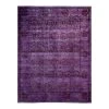 Purple Overdyed Wool Rug - 9'2" X 11'7" 1 Purple Overdyed Wool Rug - 9'2" X 11'7" -Home Comprehensive Shop 3029418 7