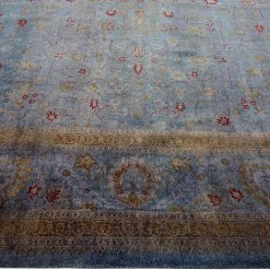 Grey Overdyed Wool Rug - 9'3" X 9'4" 11 Grey Overdyed Wool Rug - 9'3" X 9'4" -Home Comprehensive Shop 3029421 1