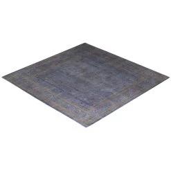Grey Overdyed Wool Rug - 9'3" X 9'4" 17 Grey Overdyed Wool Rug - 9'3" X 9'4" -Home Comprehensive Shop 3029421 8