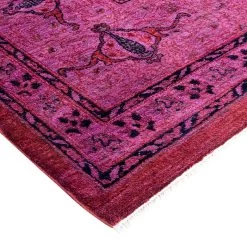 Purple Overdyed Wool Rug - 10'1" X 8'1" 13 Purple Overdyed Wool Rug - 10'1" X 8'1" -Home Comprehensive Shop 3029422 2