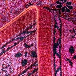 Purple Overdyed Wool Rug - 10'1" X 8'1" 14 Purple Overdyed Wool Rug - 10'1" X 8'1" -Home Comprehensive Shop 3029422 4