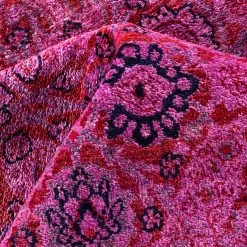 Purple Overdyed Wool Rug - 10'1" X 8'1" 15 Purple Overdyed Wool Rug - 10'1" X 8'1" -Home Comprehensive Shop 3029422 5