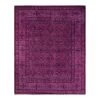 Purple Overdyed Wool Rug - 10'1" X 8'1" 2 Purple Overdyed Wool Rug - 10'1" X 8'1" -Home Comprehensive Shop 3029422 7