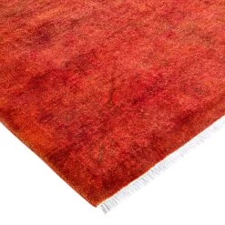 Orange Overdyed Wool Rug - 9'1" X 12'1" 13 Orange Overdyed Wool Rug - 9'1" X 12'1" -Home Comprehensive Shop 3029437 2