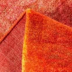 Orange Overdyed Wool Rug - 9'1" X 12'1" 14 Orange Overdyed Wool Rug - 9'1" X 12'1" -Home Comprehensive Shop 3029437 4