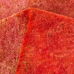 Orange Overdyed Wool Rug - 9'1" X 12'1" 15 Orange Overdyed Wool Rug - 9'1" X 12'1" -Home Comprehensive Shop 3029437 5