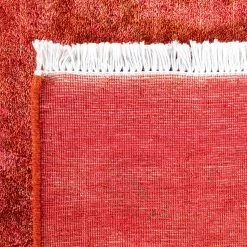Orange Overdyed Wool Rug - 9'1" X 12'1" 16 Orange Overdyed Wool Rug - 9'1" X 12'1" -Home Comprehensive Shop 3029437 6