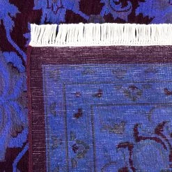 Blue Overdyed Wool Rug - 9'2" X 12'3" 15 Blue Overdyed Wool Rug - 9'2" X 12'3" -Home Comprehensive Shop 3029445 6