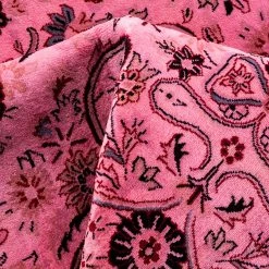 Pink Overdyed Wool Rug - 9' X 9'1" 12 Pink Overdyed Wool Rug - 9' X 9'1" -Home Comprehensive Shop 3029447 4