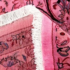 Pink Overdyed Wool Rug - 9' X 9'1" 13 Pink Overdyed Wool Rug - 9' X 9'1" -Home Comprehensive Shop 3029447 5