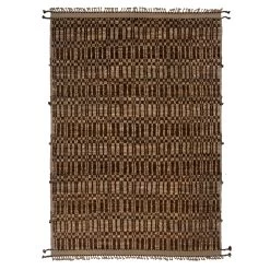 Brown Modern Wool Rug - 10'2'' X 14'5''