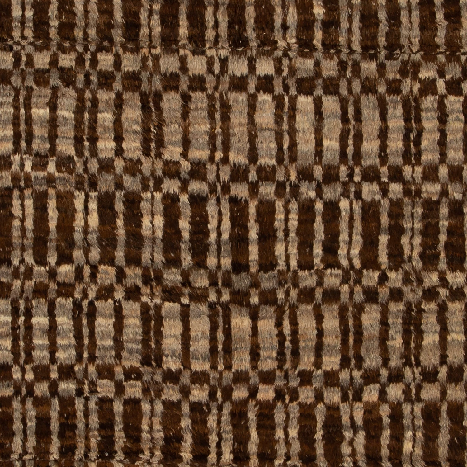 Brown Modern Wool Rug - 10'2'' X 14'5'' 4 Brown Modern Wool Rug - 10'2'' X 14'5'' - Image 2