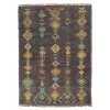 Black Modern Wool Rug - 9' X 12'6" -Home Comprehensive Shop 3029603 1