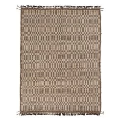 Brown Modern Wool Rug - 10' X 13'3''