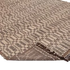 Brown Modern Wool Rug - 10' X 13'3'' 10 Brown Modern Wool Rug - 10' X 13'3'' -Home Comprehensive Shop 3029607 4