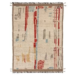 Multi Modern Wool Rug - 8'6'' X 12'2''