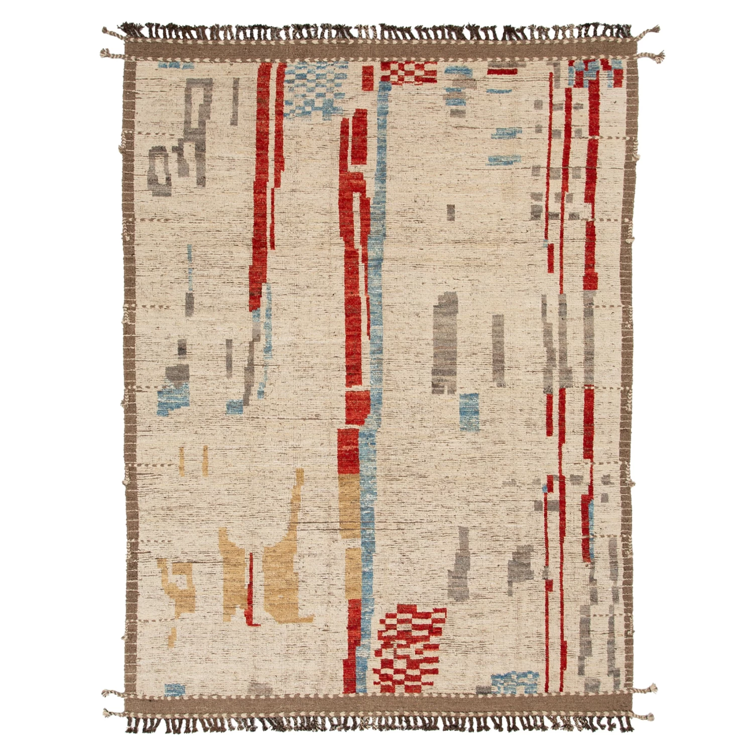 Multi Modern Wool Rug - 8'6'' X 12'2'' 3 Multi Modern Wool Rug - 8'6'' X 12'2''