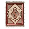 Red And Brown Modern Wool Rug - 8'4'' X 10'8'' 1 Red And Brown Modern Wool Rug - 8'4'' X 10'8'' -Home Comprehensive Shop 3029629 1