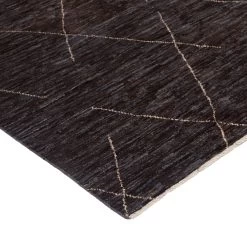 Black Modern Wool Rug - 8'4'' X 11'3'' -Home Comprehensive Shop 3029636 3