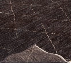 Black Modern Wool Rug - 8'4'' X 11'3'' -Home Comprehensive Shop 3029636 4