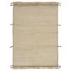 Beige Modern Wool Rug - 5'7'' X 7'8''