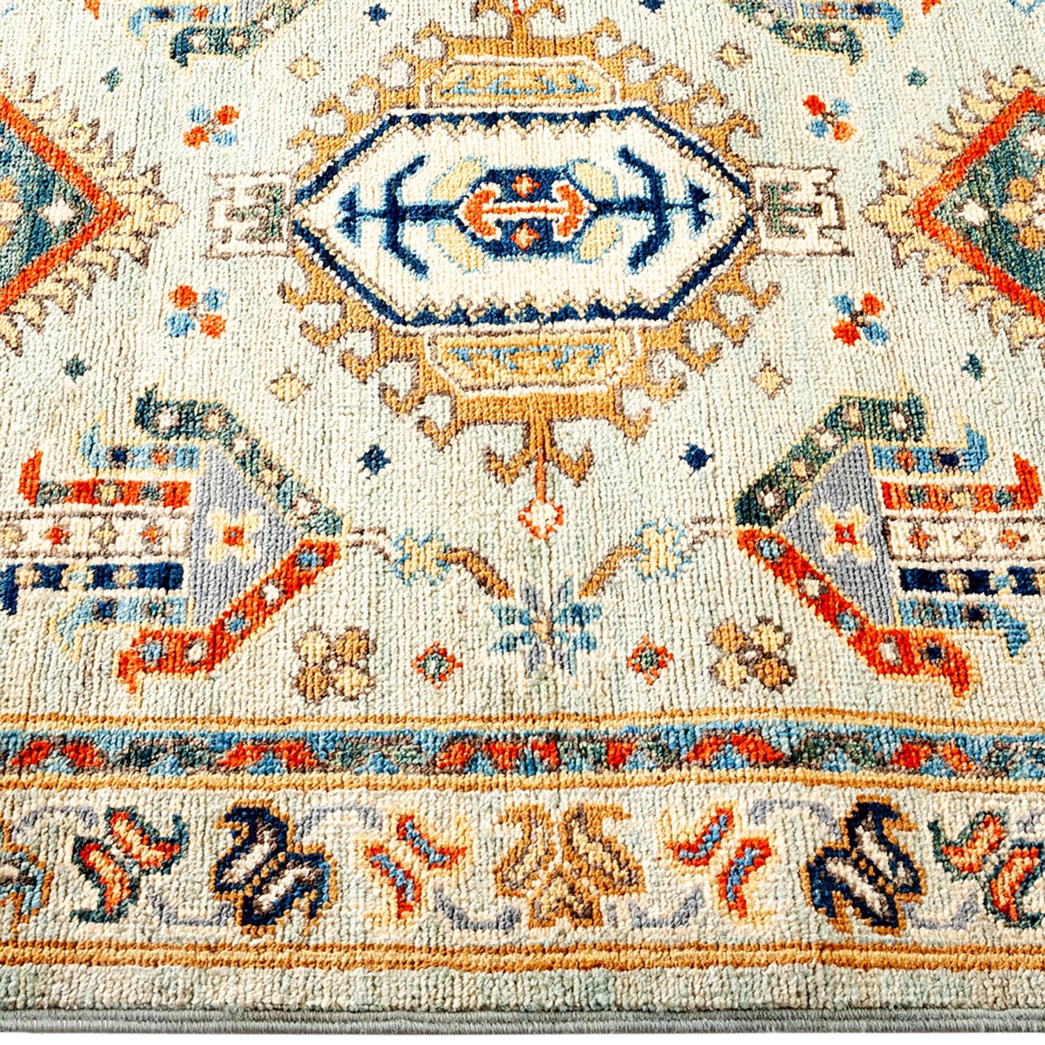 Grey Traditional Wool Runner - 2'8" X 9'8" 7 Grey Traditional Wool Runner - 2'8" X 9'8" - Image 5