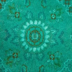 Green Overdyed Wool Rug - 10'1" X 14'5" 12 Green Overdyed Wool Rug - 10'1" X 14'5" -Home Comprehensive Shop 3030340 3
