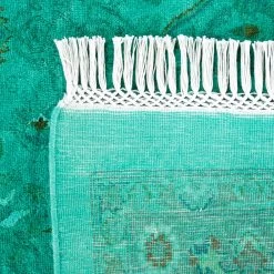 Green Overdyed Wool Rug - 10'1" X 14'5" 14 Green Overdyed Wool Rug - 10'1" X 14'5" -Home Comprehensive Shop 3030340 5