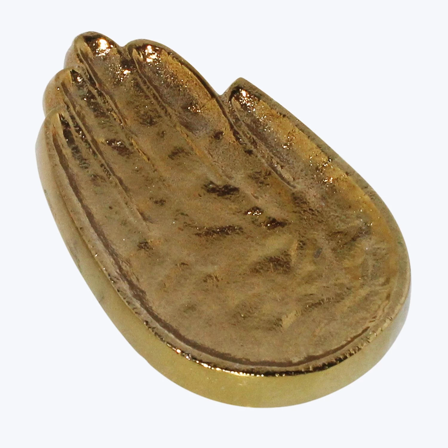 Brass Open Hand Tray 3 Brass Open Hand Tray