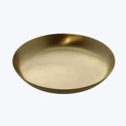 Small Brushed Brass Tray