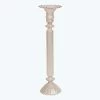 Roman Column Glass Candlestick, Light Rose 1 Roman Column Glass Candlestick, Light Rose -Home Comprehensive Shop 3031709 1