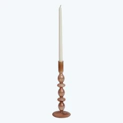 Ornamental Glass Candlestick 12 Ornamental Glass Candlestick -Home Comprehensive Shop 3031711 2