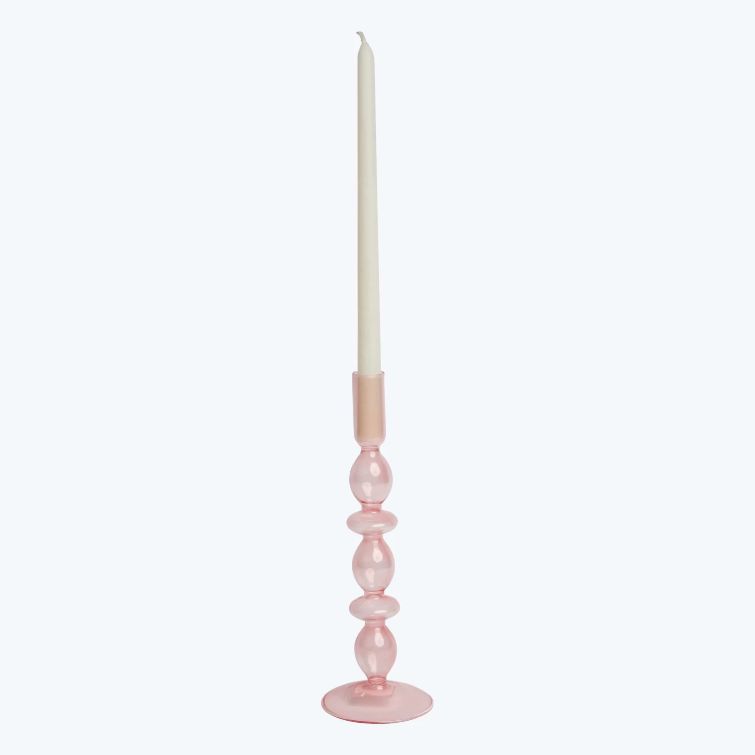 Ornamental Glass Candlestick 4 Ornamental Glass Candlestick - Image 2