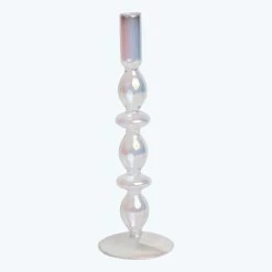 Ornamental Glass Candlestick 14 Ornamental Glass Candlestick -Home Comprehensive Shop 3031714 1