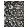 Black Moroccan Wool Rug - 9' X 12'