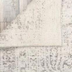 Silver Modern Wool Rug - 8' X 10' 11 Silver Modern Wool Rug - 8' X 10' -Home Comprehensive Shop 3032007 5