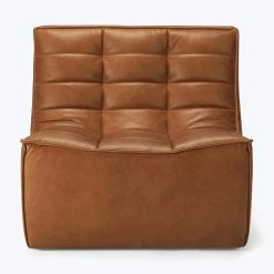 Tufted Armless Chair -Home Comprehensive Shop 3032042 3