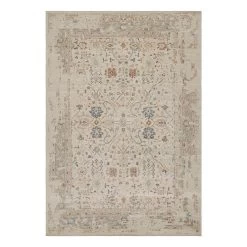 Beige Traditional Silk Rug - 9'9" X 13'11"