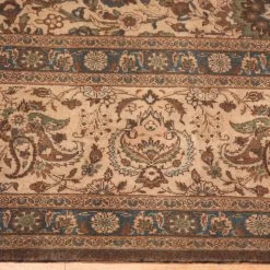 Brown Vintage Wool Tabriz Persian Rug - 12'7" X 20'5" 9 Brown Vintage Wool Tabriz Persian Rug - 12'7" X 20'5" -Home Comprehensive Shop 3032261 3