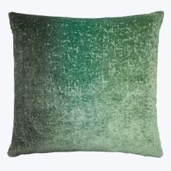 Coral Reef Velvet Pillow, Kelp