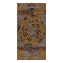 Yellow Traditional Wool Rug - 5'1" X 9'9"