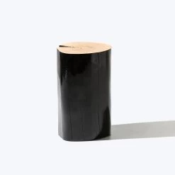 Log Side Table -Home Comprehensive Shop 3033866